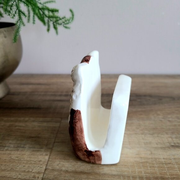 Vintage ceramic owl napkin or letter holder. - Picture 4 of 5